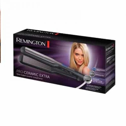 מחליק שיער Remington רמינגטון קרמי רחב PRO CERAMIC EXTRA מדגם : S5525 מחליק שיער Remington רמינגטון קרמי רחב PRO CERAMIC EXTRA מדגם : S5525