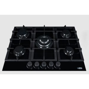 כיריים גז 5 להבות LyVent ליוונט זכוכית שחור מדגם:HO-T-679 כיריים גז 5 להבות LyVent ליוונט זכוכית שחור מדגם:HO-T-679