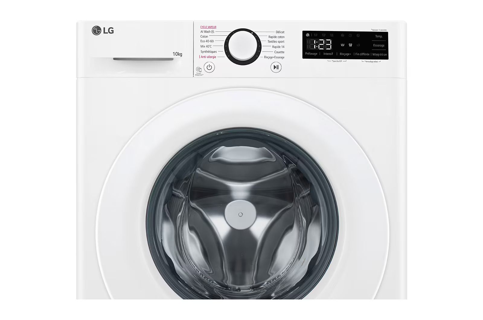 מכונת כביסה פתח קדמי LG F14R33WHS – 10 ק״ג מכונת כביסה פתח קדמי LG F14R33WHS – 10 ק״ג