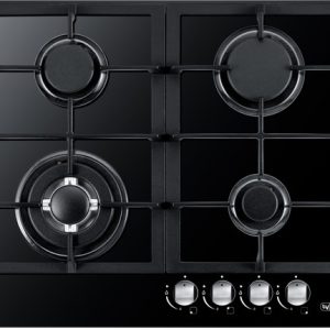 כיריים גז זכוכית שחור 4 להבות LyVent HO-T-651